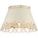 Eloise 3 Light 15.38 inch Antique Ivory Flush Mount Ceiling Light
